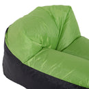 Air Sofa Lettino Gonfiabile Senza Pompa Verde 105x70x62 cm -4