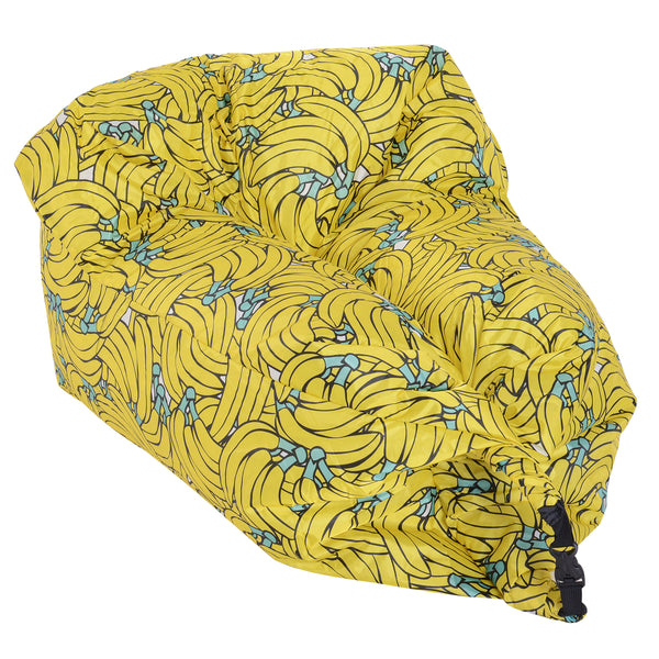 Air Sofa Aufblasbare Liege ohne Pumpe Yellow Banana 105x70x62 cm sconto