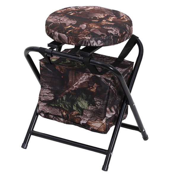 Klappbarer Drehstuhl mit Tasche und Schultergurt Iron 38x33x48 cm Camouflage acquista