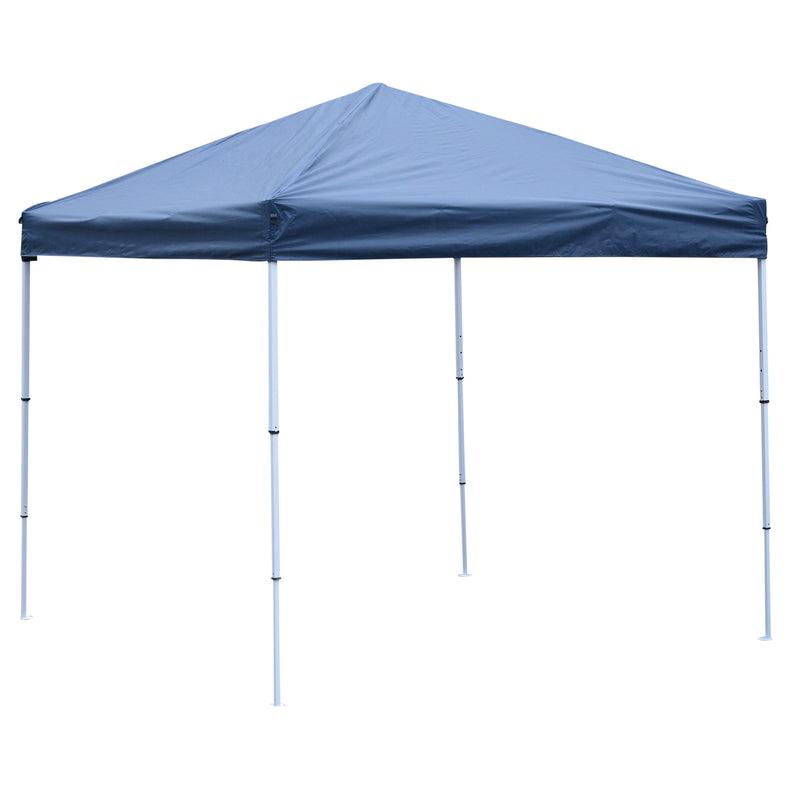 Gazebo da Giardino 2.5x2.5m in Acciaio Pieghevole Tessuto Oxford Blu -1