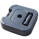 Base per Ombrellone da Giardino Riempibile 20-30 Kg HDPE Nero 46x45x26 cm -8