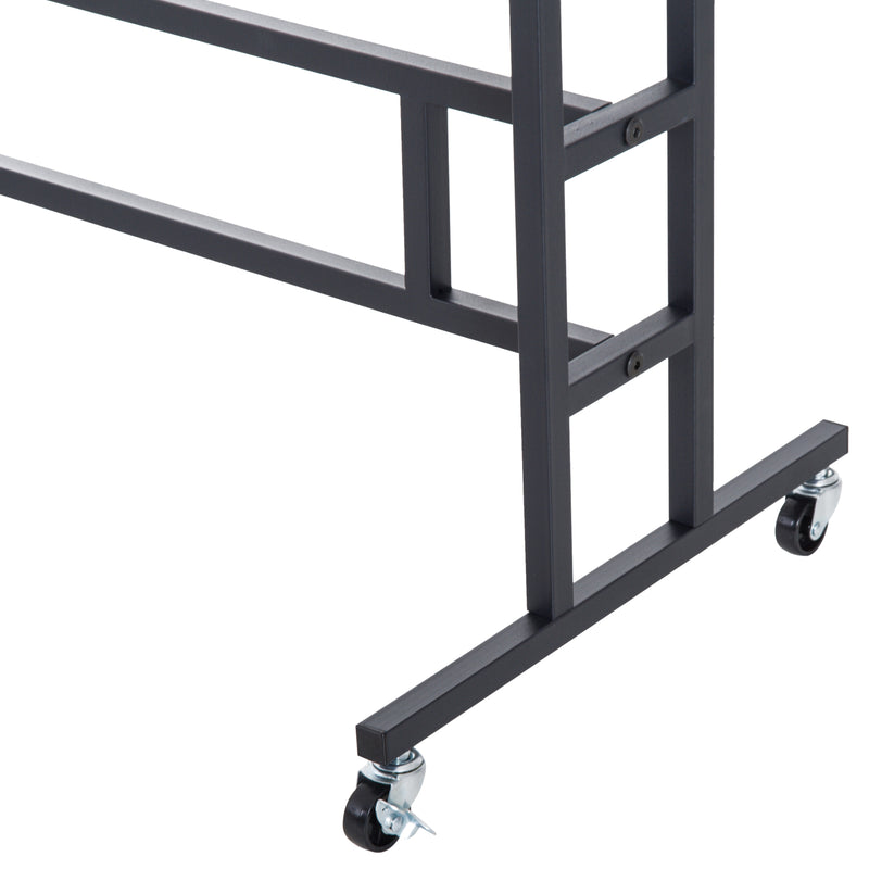 Stander Appendiabiti Nero 101x50.5x118-140 cm -10