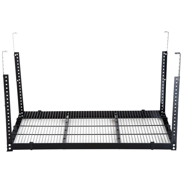 prezzo Multifunktionales Deckenregal aus Stahl Kapazität 150 kg 115 x 60,6 x 55-82 cm