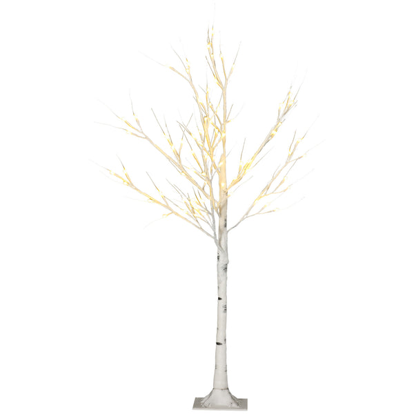 prezzo Weihnachtsbaum 17 x 17 x 120 cm mit 72 weißen LED-Lichtern