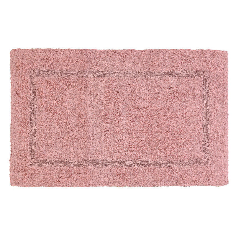 Tappeto Bagno in Cotone con Antiscivolo Rosa Feridras Frame-2