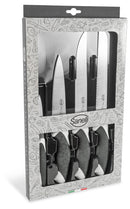 Set Coltelli da Cucina 4 Pezzi Manico Antiscivolo Sanelli Sakura-1