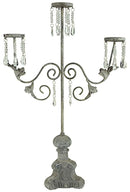 Portacandele Candelabro maxi a 3 braccia cm 41x15xh75,5-1