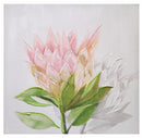 Quadro fiori rosa cm 60x60-1