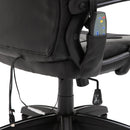 Sedia da Gaming Ergonomica Massaggiante Riscaldante in Similpelle  Nera-8