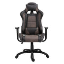 Sedia da Gaming Ergonomica in Similpelle  Marrone e Nero-4