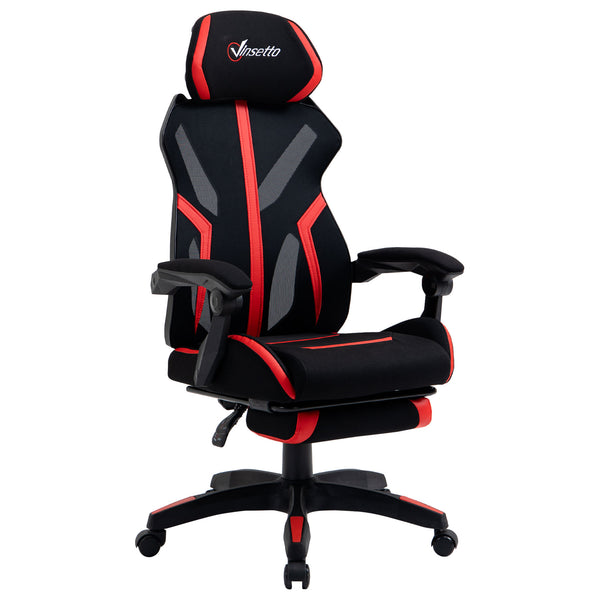 prezzo Ergonomischer Gaming-Stuhl 65x65x119-129 cm in schwarzem Kunstleder