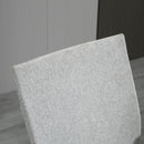 Sedia Ergonomica e Girevole da Ufficio in Tessuto Grigio 61x61x89-99 cm-9