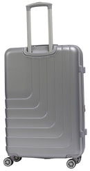 Trolley Valigia Grande Rigida in ABS 4 Ruote TSA Ravizzoni Titanio Silver-2