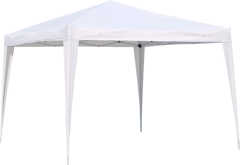 Gazebo da Giardino Pieghevole 3x3m in Alluminio Bauer Rapid Bianco-1