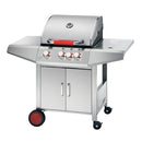 Barbecue a Gas GPL 3 Bruciatori con Ripiani New Top Inox Ferraboli-1