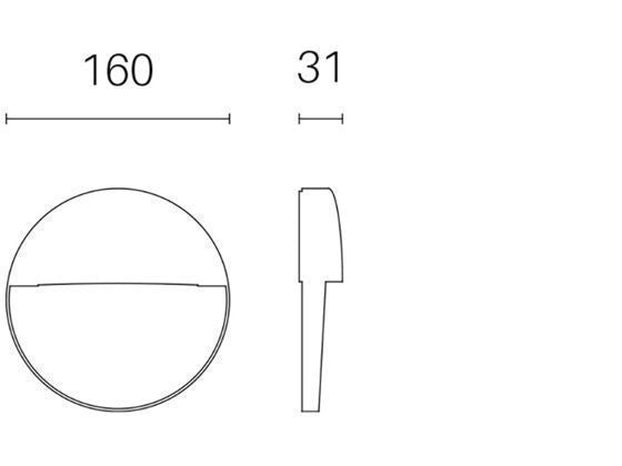 Lampada Segna Passo da Esterno a LED 6W 3000K Sovil Marrone-2