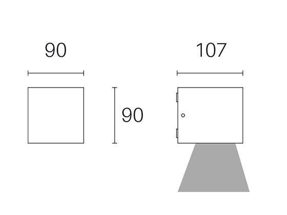 Applique da Esterno a LED 6W 3000K Sovil Grigio-2