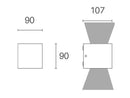 Applique da Esterno a LED 6W+6W 3000K Sovil Grigio-2