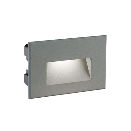 Rechteckige LED-Stufenmarkierungsleuchte für Wandeinbau 3 W 3000 K Grau Sovil prezzo