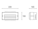 Applique da Esterno a LED 10W 3000K Sovil Alluminio-2