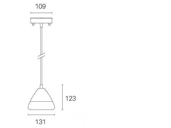 Lampada a Sospensione da Esterno a LED 20W 3000K Sovil Corten-2