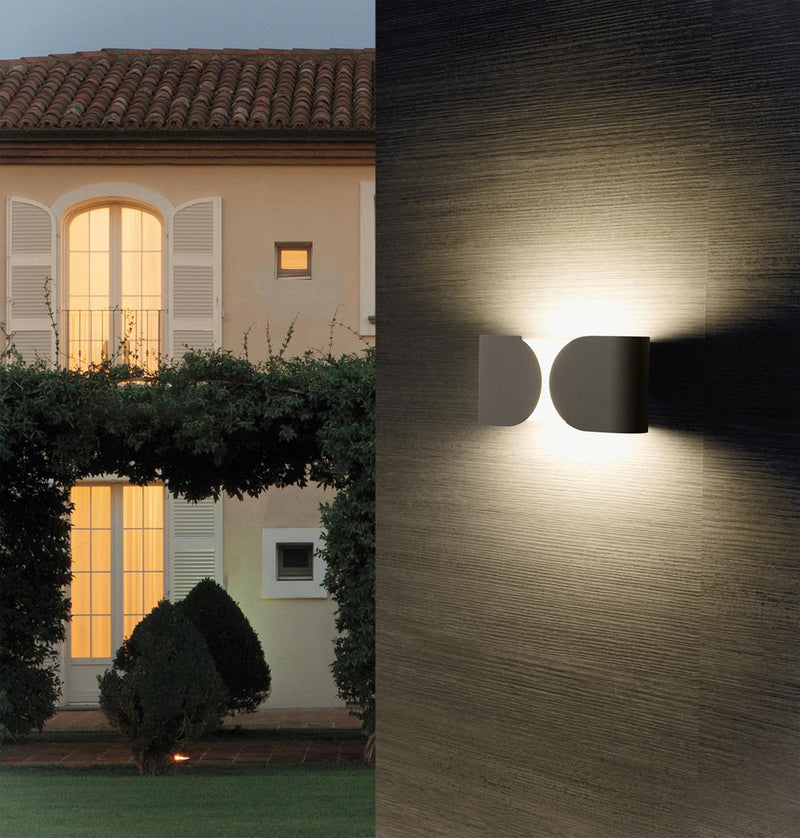 Applique da Esterno a LED 12W Chiusa Sovil Gaia Bianco-2