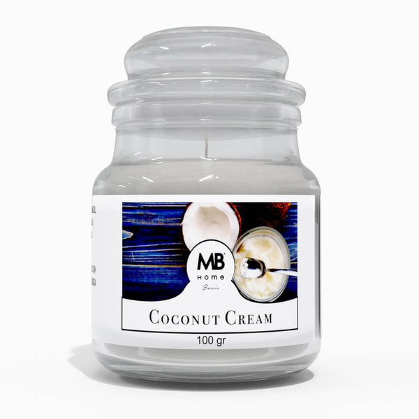 Duftkerze 100 gr im Pflanzenwachsglas Coconut Cream prezzo