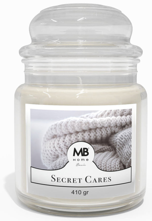 Duftkerze 410 gr im Pflanzenwachsglas Secret Cares prezzo