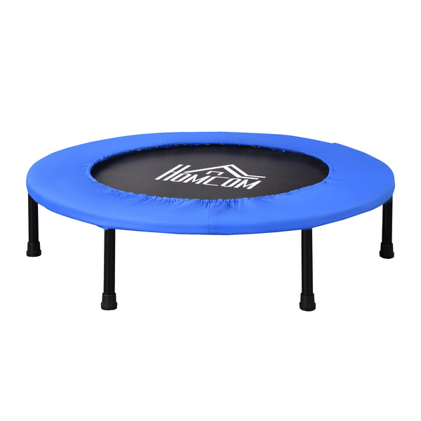 Fitnesstrampolin Ø91 cm aus Stahl und schwarzem und blauem PVC acquista