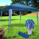 Gazebo da Giardino 3x3 m in Poliestere Blu-2