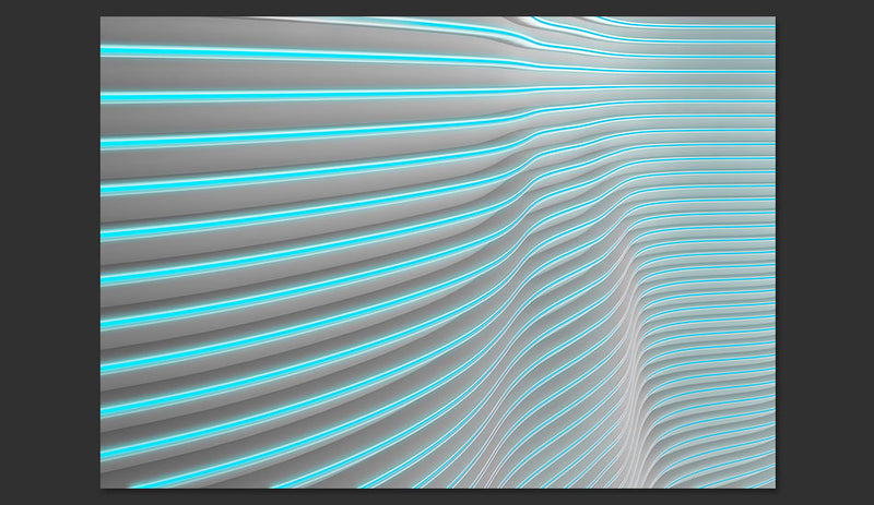 Fotomurale - Neon Blue 300X210 cm Carta da Parato Erroi-2