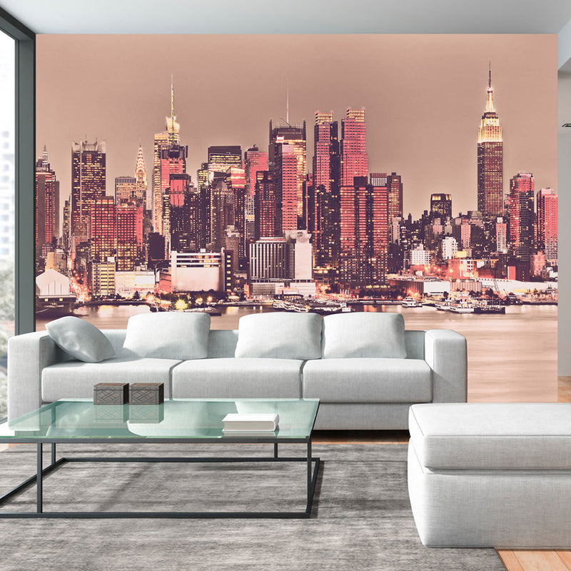 Fotomurale - Ny - Midtown Manhattan Skyline 300X210 cm Carta da Parato Erroi-1