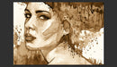 Fotomurale - Female Portrait Sepia 300X210 cm Carta da Parato Erroi-2