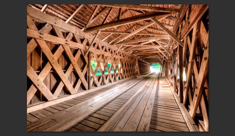 Fotomurale - Wooden Bridge 300X210 cm Carta da Parato Erroi-2