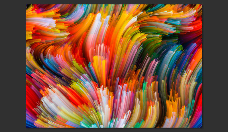 Fotomurale - Rainbow Waves 300X210 cm Carta da Parato Erroi-2