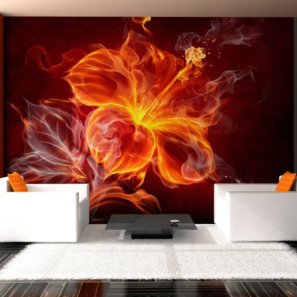 Aufkleber - Fiery Flower Wallpaper Erroi online