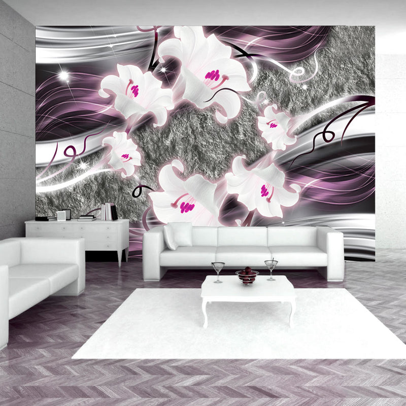 Fotomurale - Dance Of Charmed Lilies 400X280 cm Carta da Parato Erroi-1