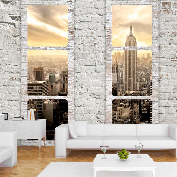 sconto Fototapete - New York - Blick aus dem Fenster 400x280cm Erroi