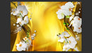 Fotomurale - Orchid in Gold 400X280 cm Carta da Parato Erroi-2