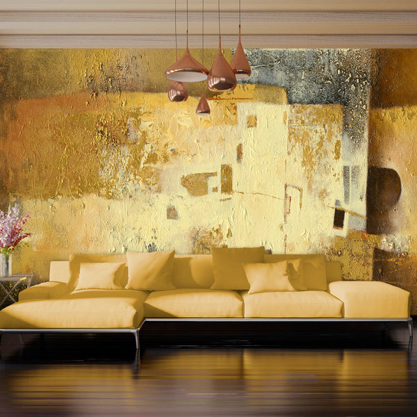 sconto Fototapete XXL - Goldene Kuriosität II 500x280cm Erroi