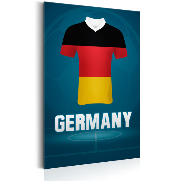 sconto Blechschild - Fußball - Deutschland 31x46cm Erroi