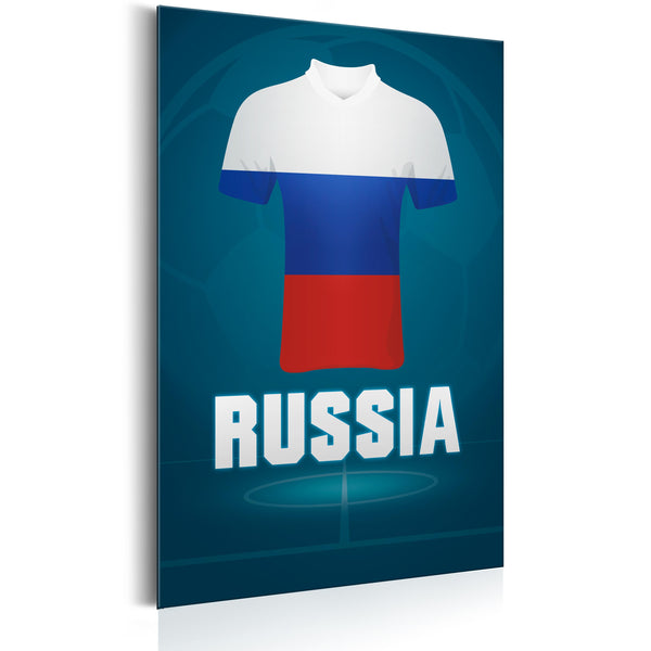 online Blechschild - Fußball - Russland 31x46cm Erroi