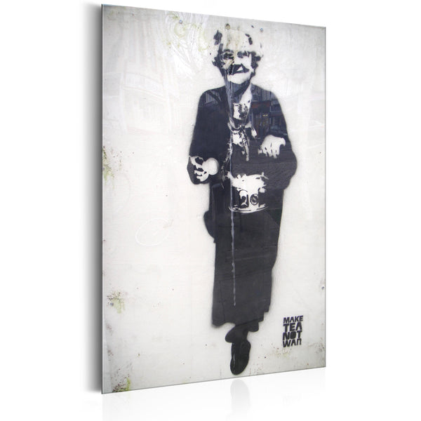 prezzo Metallschild - Granny By Banksy 31x46cm Erroi