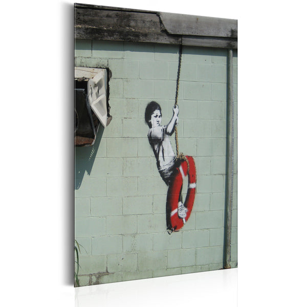 Blechschild - Swinger, New Orleans - Banksy 31x46cm Erroi sconto