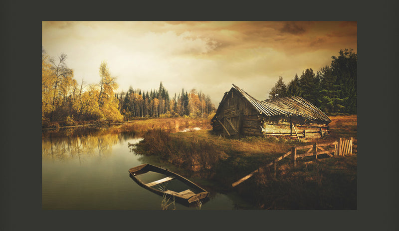 Fotomurale - Desolate Hut 450X270 cm Carta da Parato Erroi-2