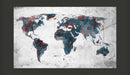 Fotomurale - World Map On The Wall 450X270 cm Carta da Parato Erroi-2