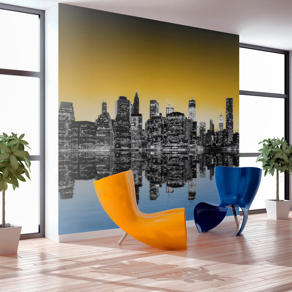 sconto Fototapete – Sunny Glow Over New York 450x270cm Erroi