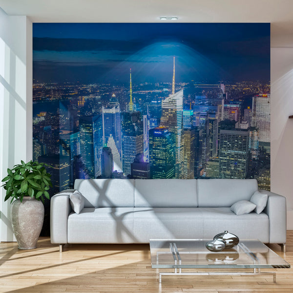 prezzo Fototapete - Manhattan - Nacht 450x270cm Erroi