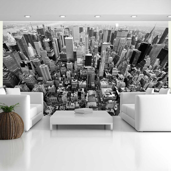 Fototapete – USA, New York – Schwarz und Weiß 450 x 270 cm Erroi prezzo