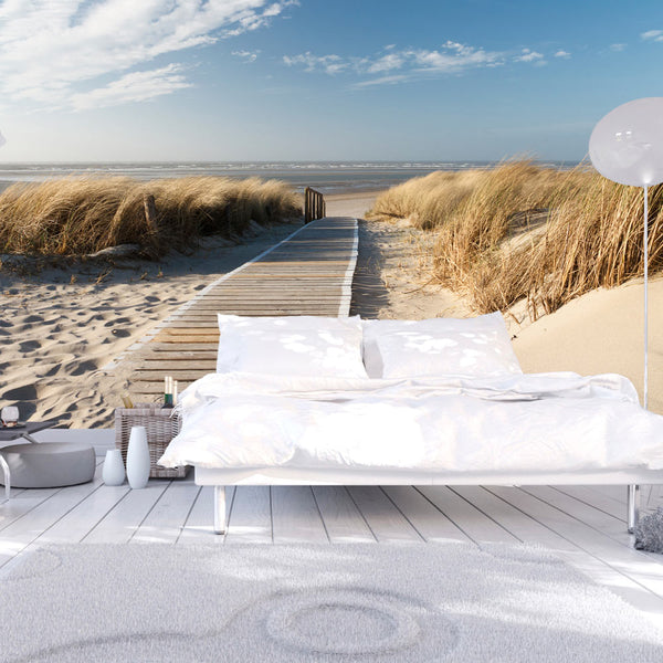 prezzo Fototapete - Nordseestrand, Langeoog 450x270cm Erroi